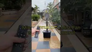 Most Energy Efficient BLDC Mist Fan #mingletec#bldcfan #mistfan #manufacturer #youtubeshorts #fyp