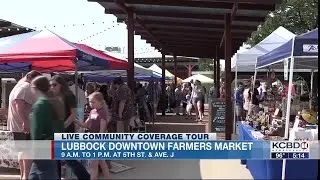 Lubbock Downton Farmers Market open every weekend from 9 a.m. to 1 p.m. at 5th & J