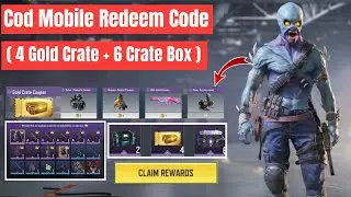 Battle Box COD Mobile | Cod Mobile Redeem Code ( 4 Gold Crate + 6 Crate Box )