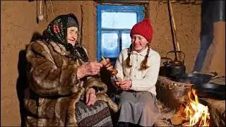 71&deg;C Temperature Of Weather And Old Age women Suffer In the Weather Of Snow Alone  