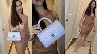Chanel Handbag Unboxing| 21k Collection | Iridescent Coco Handle|