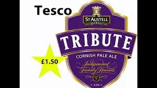 SSBBR St Austell Tribute Pale Ale 4.2% &pound;1. 50 per 500ml  #181