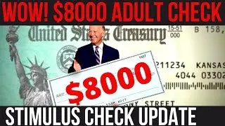 $8000 ADULT Check! 4th Stimulus Check + Pelosi's Stimulus Timeline + IRS Announcement