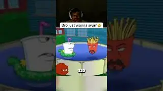 Meatwad so Funny 😂 #shorts #aquateenhungerforce #mastershake #frylock