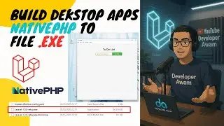 Build a Desktop .exe Application with Laravel & NativePHP | Laravel Desktop App Tutorial