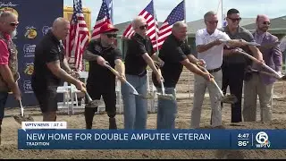 Veteran receiving 'security' & 'peace' with new adaptive home