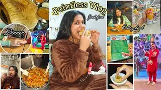 *Pointless* Vlog 😂❤️✨ shopping 🛍️ eating junk food 🍔 late night dinner 🍽️🤌🫂🌹