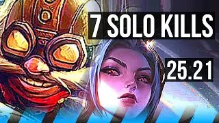 CORKI vs AKALI (MID) | 67k DMG, 7 solo kills, Legendary, 15/5/10 | KR Master | 25.21