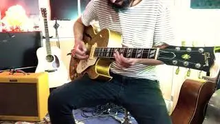 Gibson Es 295 with Fender blues junior