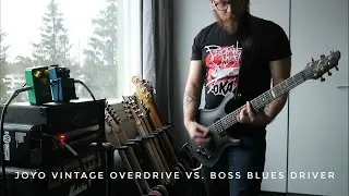 JOYO VINTAGE OVERDRIVE vs. BOSS BLUES DRIVER - As A Booster