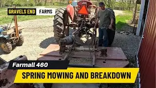 Farmall 460 Breakdown on the First Spring Mow! | Iowa Row Crop Farmer