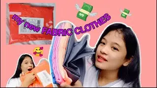 VLOG# 7 UNBOXING SILK SATIN FABRIC CLOTHES AND PONGEE GEENA FABRIC CLOTHES | REMELYN R. VLOG