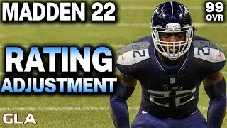 Madden 22 - RB Derrick Henry Realistic Rating Adjustment 99 Ovr PS4 Gameplay