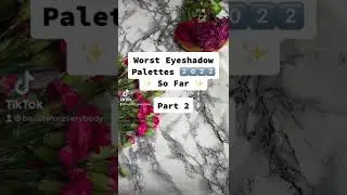 WORST EYESHADOW PALETTES 2022 SO FAR 👀