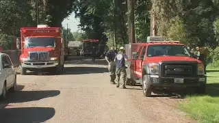 Auto body shop total loss in Vancouver fire; smoke visible for miles