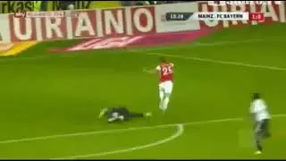 FSV Mainz 05 Vs Bayern M&uuml;nchen 3-1 (Ivanschitz Goal) 27.11.2011