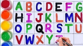 LEARN ENGLISH ALPHABET EASY| ABC SONG NURSERY RHYMES #learnabc 