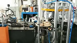 Gear Driven Paper Cup Machine With Automatic Lubrication System