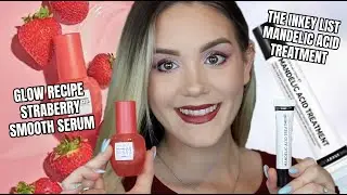 REVIEW OF NEW SKINCARE I'VE BEEN TESTING FOR OVER A MONTH | GLOW RECIPE & THE INKEY LIST!!