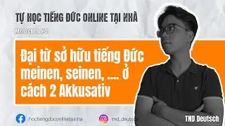 Menschen #41 - Đại từ sở hữu tiếng Đức meinen, seinen, .... ở cách 2 Akkusativ | TND Deutsch