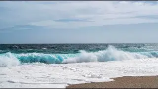 Ocean Waves at Peaceful Shore 🌊 | Deep Relaxation & Island Breeze Music