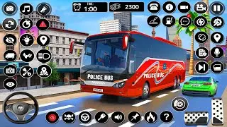 US Police Bus Simulator Game 2023