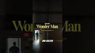 WONDER MAN: Bald geht's ENDLICH los📽️ #shorts