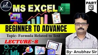 Excel Text Formulas (Part 2) - Advanced Text Functions in Hindi  #excel #msoffice2019 #tranding