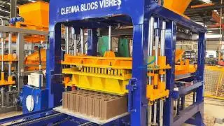Fully automatic block making machine, make blocks automatically