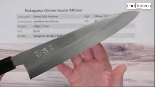 Nakagawa Ginsan Gyuto 240mm Quick Look