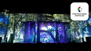 Mapping de la Obra de Teatro Franciscus por Proyecciones Digitales