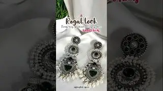 Oxidized Earrings Haul 🌸✨|@Meesho Jewellery Finds 💕#viral #earrings #shorts #oxidisedjewellery