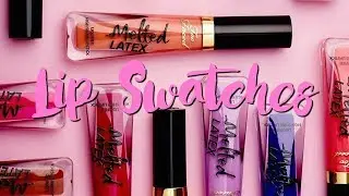 NEW Too Faced Melted LATEX Liquified High Shine Lipstick Swatches