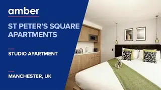 Room Tour | St. Peter's Square Manchester Studio, Manchester | Student Housing in UK | amber