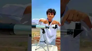 I Converted Smartphone into Telescope 😂🥰 #shorts