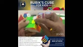 Rubik's Cube Training Camp for Kids - Workshop - Knox Ceylon Institute
