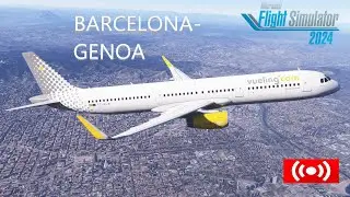 MFS2024 | Barcelona to Genoa VY6010 | A321 SL