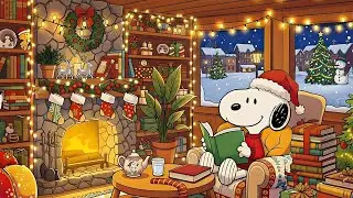 Snoopy&rsquo;s Christmas Reading Nook 📚 Cozy Lofi Beats for Study Time 🔥 Relax & Focus with Christmas Lofi