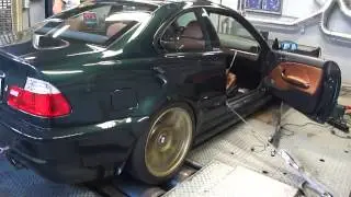 BMW E46 M3 (348 HP, 390 NM) - Dyno Run at Beek Auto Racing