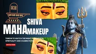 ఓం నమః శివాయ 🙏🙏 om namah shivaya Maha shiva makeup 🙏🙏 Shivaratri special makeup 
