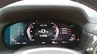 2021 BMW X4 M Competition LCI 3.0 R6 375KW  stock POV drive on autobahn. Nice sound.