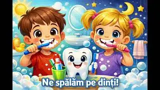 Ne spălăm pe dinți | Cântec educativ pentru copii