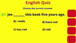 English Quiz - Test Your English - Present Simple, Present Perfect