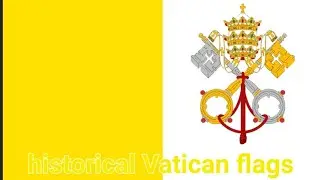 Historical Vatican flags
