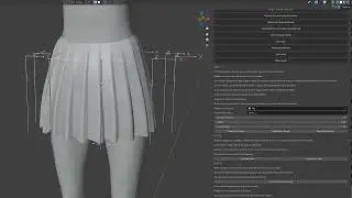 Blender. Rig and paint weights for non tight skirts.