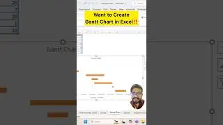 Don't Use Boring Charts in Excel‼️Instead Use Gantt Chart #excel #exceltutorial #exceltips #shorts