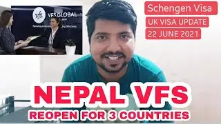 Nepal VFS Open : Schengen Visa open | UK visa | Vfs nepal latest updates | Vfs nepal open.