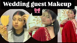 Wedding guest Makeup at home❤️ #weddingguestlook #makeup #trend #brushbash #makeupathome 
