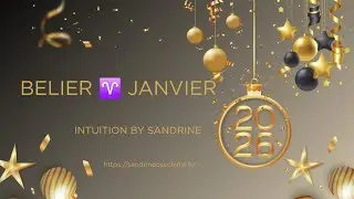 BELIER ♈️ JANVIER 2026 🍾🎊 Vous avez les cl&eacute;s de votre avenir 🗝💝🍀
