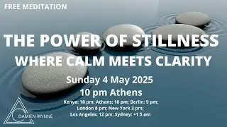 Damien Wynne - THE POWER OF STILLNESS - WHERE CALM MEETS CLARITY. FREE WEBINAR